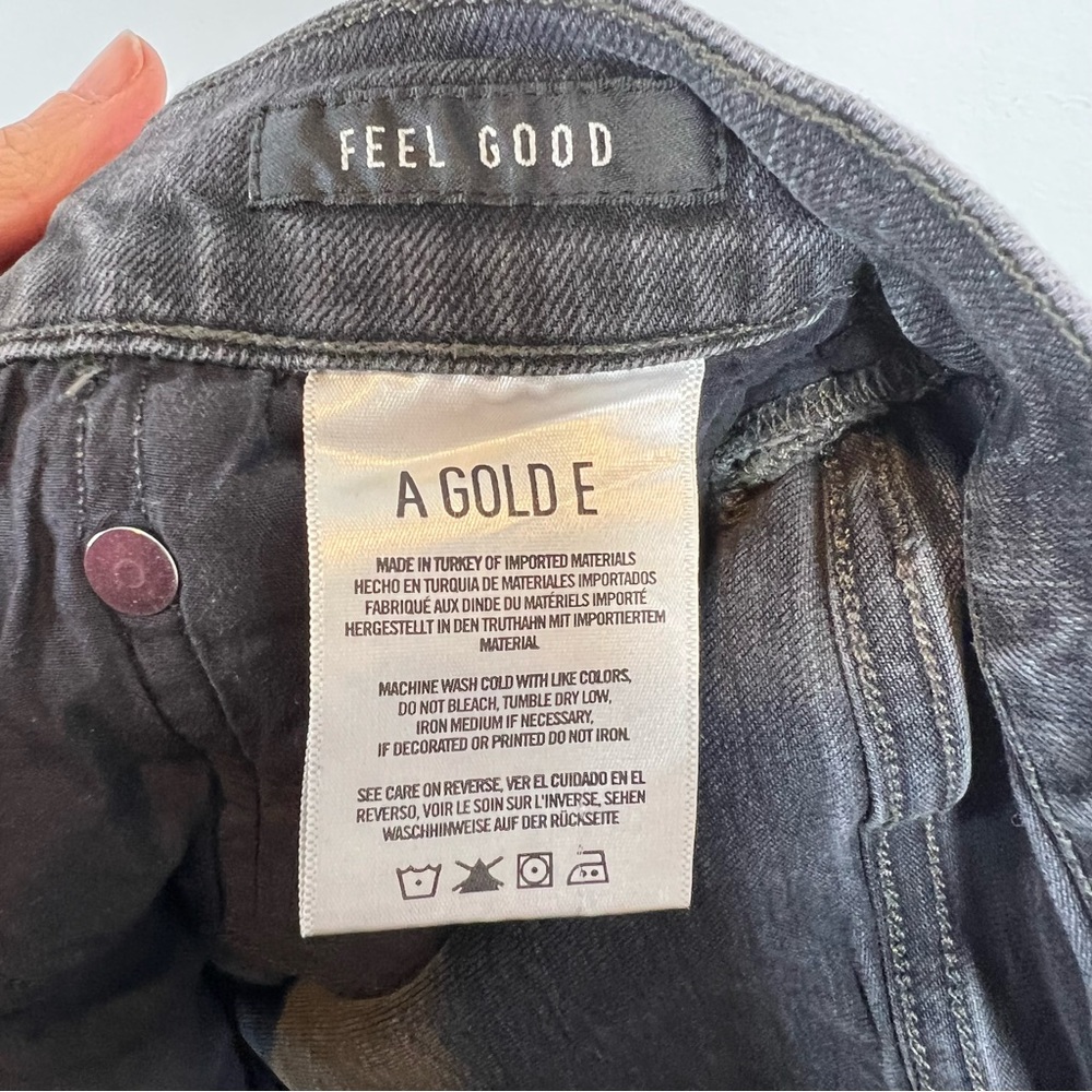 Agolde Black High Rise Jeans - Picture 8 of 9